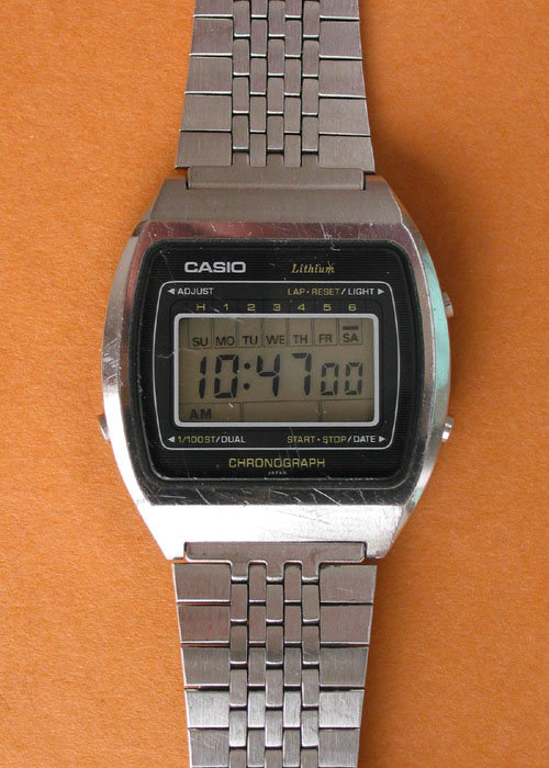 casio wr lithium gold